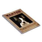 Carnet Boston plein d'entrain Terrier (Côté Droit)