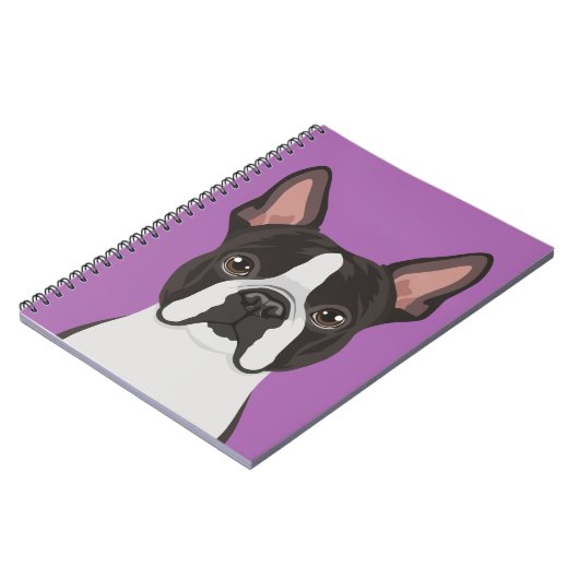 Carnet Boston Terrier (Côté gauche)