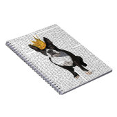 Carnet Boston Terrier Et Crown (Côté Droit)