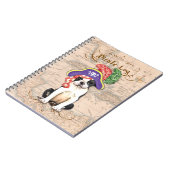 Carnet Boston Terrier Pirate (Côté gauche)