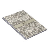 Carnet Bot floral à fleurs à boutons de William Morris Ba (Côté Droit)