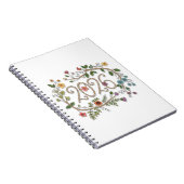 Carnet Botanical 2026 Typography with Flowering Vines (Côté Droit)