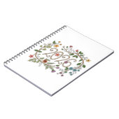 Carnet Botanical 2026 Typography with Flowering Vines (Côté gauche)