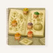 Carnet Botanical Art-Exploring Brain Aliens (Devant)