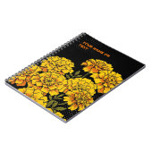 Carnet Botanical Bullion: The 'Gold Coins' Marigold (Côté gauche)