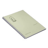 Carnet Botanical Dark Academia Minimalist Garden Reader G (Côté Droit)