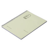 Carnet Botanical Dark Academia Minimalist Garden Reader G (Côté gauche)