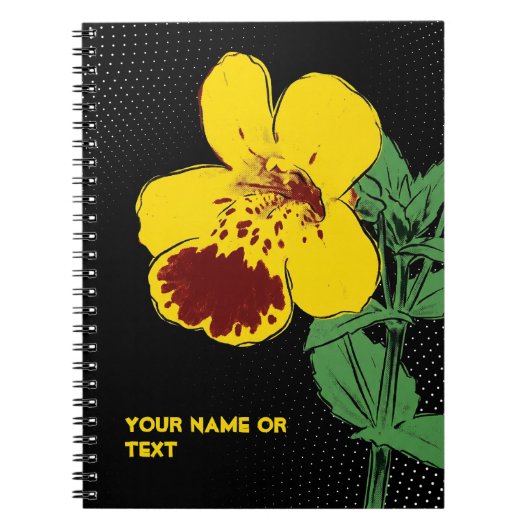 Carnet Botanical Mischief: The Magic Monkey Flower PopArt (Devant)