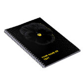 Carnet Botanical Velvet: The 'Sorbet Black Delight' Viola (Côté Droit)