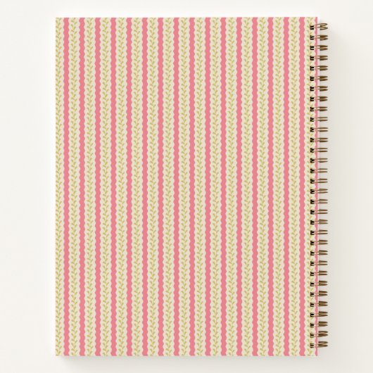Carnet Botanical Wavy Stripe (Dos)