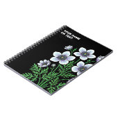 Carnet Botanical Zenith: Paraquilegia anemonoides Pop Art (Côté gauche)