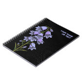 Carnet Botanique Alpine : La Campanule barbue (Côté gauche)