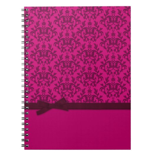 Carnet botanique damassé (Devant)