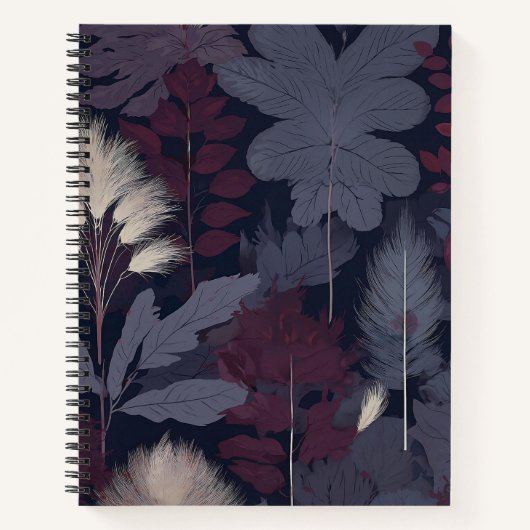 Carnet Botanique Figue et Herbe de Pampa (Devant)