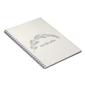 Carnet Botanique Minimaliste Respirer (Côté Droit)