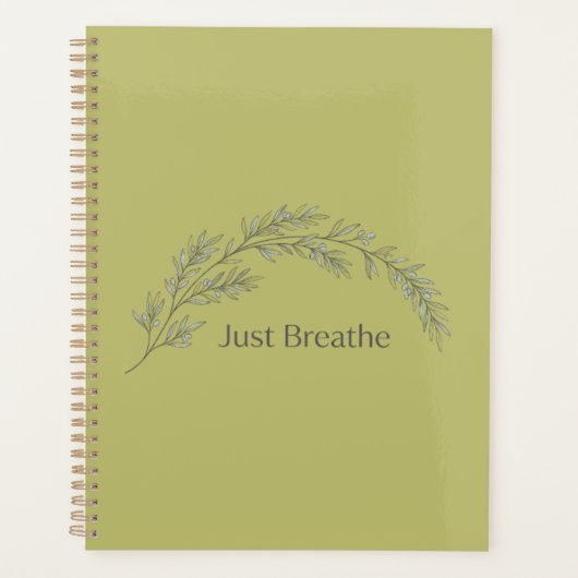 Carnet Botanique Minimaliste Respirer (Devant)