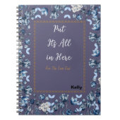 Carnet Botanique Pourpre (Devant)