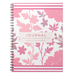 Carnet Botanique rose sur mesure