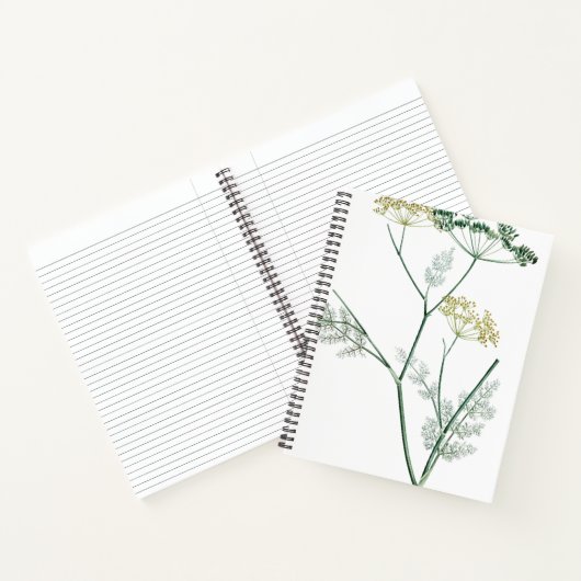 Carnet Botanique verte douce IV (Intérieur)