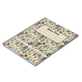 Carnet Botanique Vintage – Fleur Ancienne (Côté gauche)