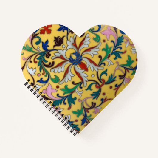 Carnet Botanique Vintage jaune rétro (Devant)