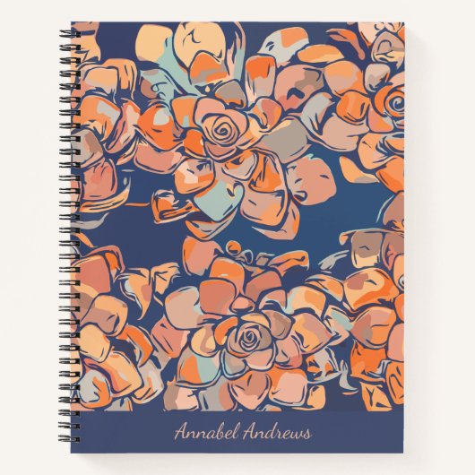 Carnet Botaniques d'automne en Terre Neutres et Marine (Devant)