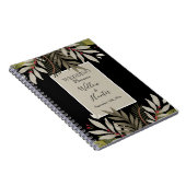 Carnet Botaniques mudues sur Wedding planner noir (Côté Droit)