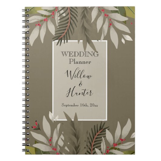 Carnet Botaniques Musulées sur Wedding planner Tan (Devant)