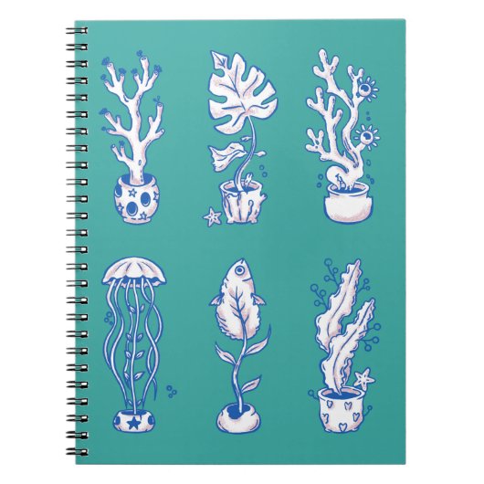 Carnet Botaniques océaniques surréalistes (Devant)
