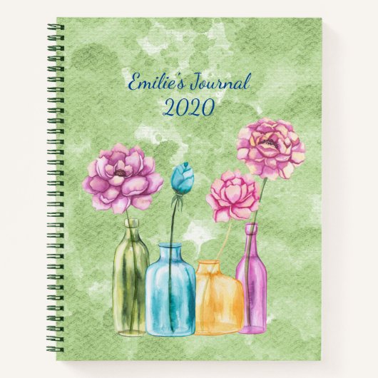 Carnet Botaniques Pastel (Devant)