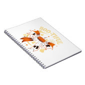 Carnet Botiful Funny Halloween Coquette Bow Citrouille (Côté Droit)