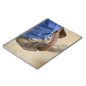 Carnet Botte Cowboy avec éperon 2 (Côté gauche)