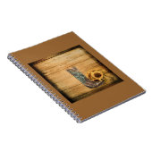 Carnet Botte de tournesol de l'Ouest patiné (Côté Droit)