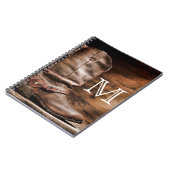Carnet Botte de vache Boots Spur Coun Monogramme Note ini (Côté gauche)