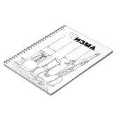 Carnet botte serbe cyrillique (Côté gauche)