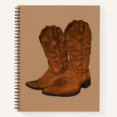 Carnet Bottes de cowboy vintages (Devant)