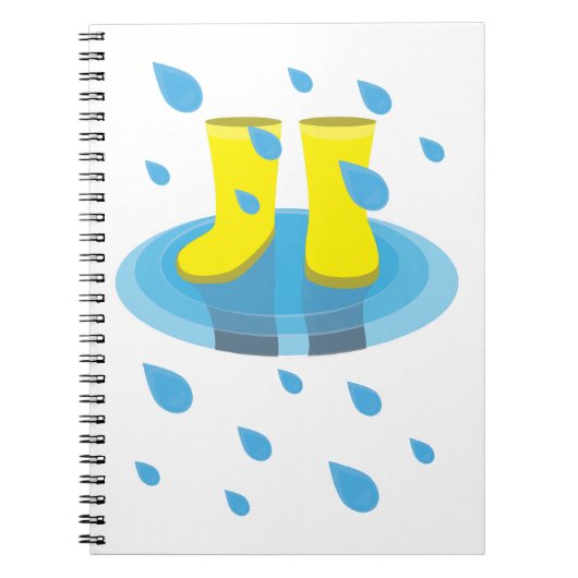 Carnet Bottes de pluie (Devant)