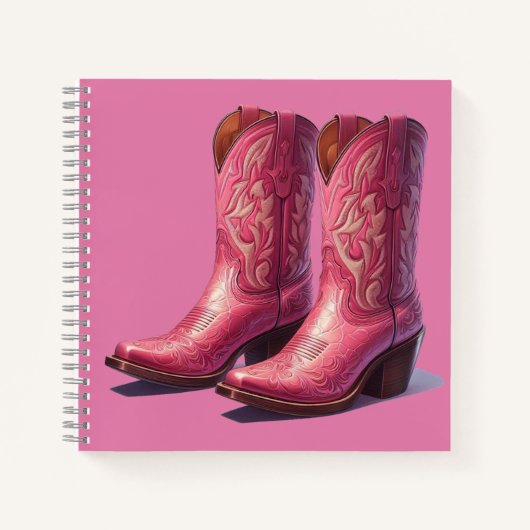 Carnet bottes roses ! (Devant)