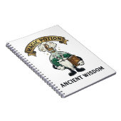 Carnet Botto Ancient Wisdom Wizard Magic Potion Owl Retro (Côté Droit)
