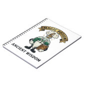 Carnet Botto Ancient Wisdom Wizard Magic Potion Owl Retro (Côté gauche)