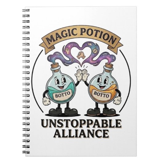 Carnet Botto Brand Unstoppable Alliance Retro Magic Potio (Devant)