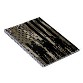 Carnet Bottomland Camo drapeau américain et soldats (Côté Droit)