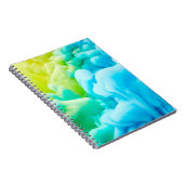 Carnet Bouche d'encre dans le fond d'eau abstrait, arrièr (Côté Droit)