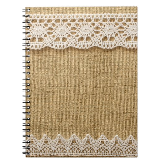 Carnet Boucles avec dentelle (Devant)