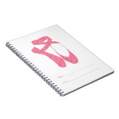 Carnet Boucles de bonbons de ballet Team Pointe (Côté Droit)