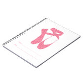 Carnet Boucles de bonbons de ballet Team Pointe (Côté gauche)