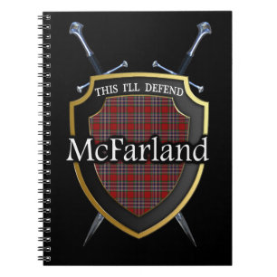 Carnet Bouclier et épées de tartan de McFarland