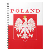Carnet Bouclier rouge aigle polonais (Devant)
