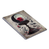 Carnet Boudoir | Cristal Ball Croissant Lune Roses rouges (Côté Droit)