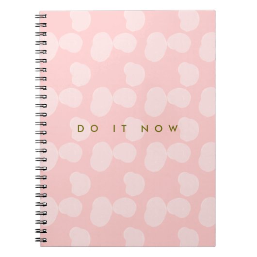 Carnet Boues Rosewater "Do It Now" (Devant)